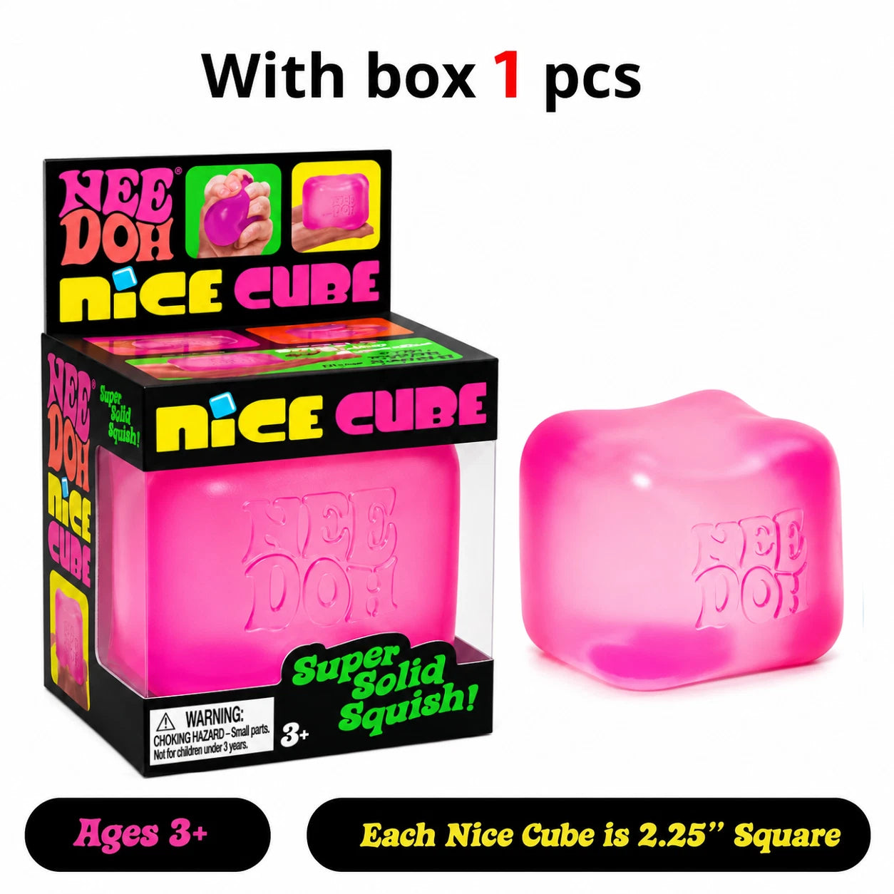NeeDoh Niceberg – Squishy Ice Cube Fidget Toy