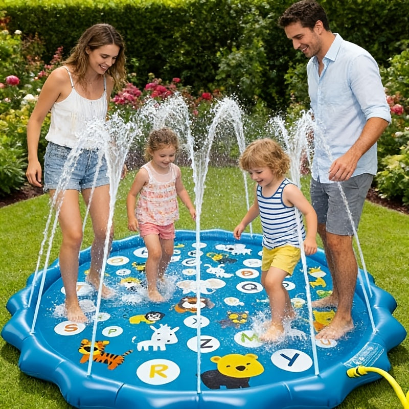 🌊 Extra Large Inflatable Sprinkler Pad for Children and Family