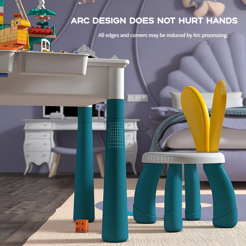 Kids Building Block Activity Table & Chair Set